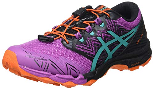 Asics Gel-Fujitrabuco Sky, Trail Running Shoe Mujer, Digital Grape/Baltic Jewel, 40 EU