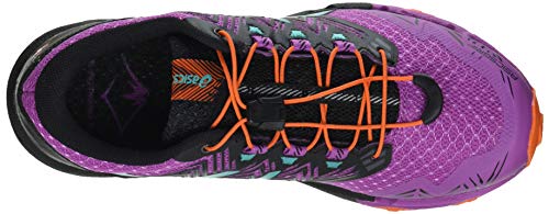 Asics Gel-Fujitrabuco Sky, Trail Running Shoe Mujer, Digital Grape/Baltic Jewel, 40.5 EU