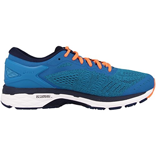 Asics Gel-Kayano 24, Zapatillas de Running Hombre, Azul (Directoire Blue/Peacoat/Hot Orange), 42 EU