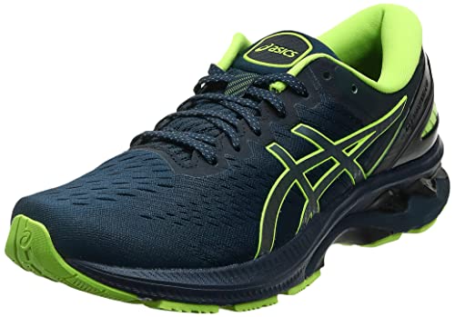 Asics Gel-Kayano 27, Road Running Shoe Hombre, French Blue/Lite-Show, 42.5 EU