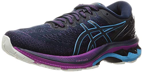 Asics Gel-Kayano 27, Road Running Shoe Mujer, French Blue/Digital Aqua, 37 EU