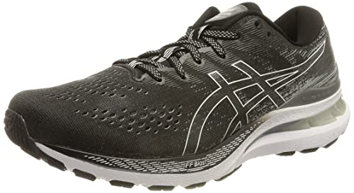 Asics Gel-Kayano 28, Running Shoe Hombre, Black/White, 42.5 EU