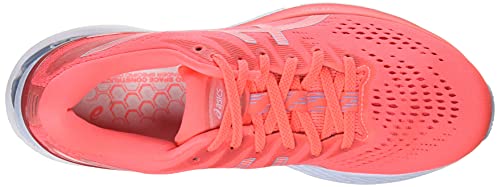 Asics Gel-Kayano 28, Running Shoe Mujer, Blazing Coral/Mist, 40 EU