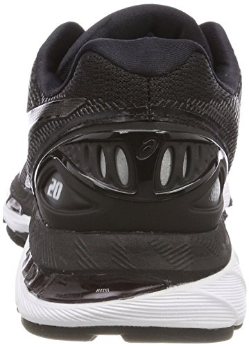 Asics Gel-Nimbus 20, Zapatillas de Running para Mujer, Negro (Black/White/Carbon 9001), 37 EU