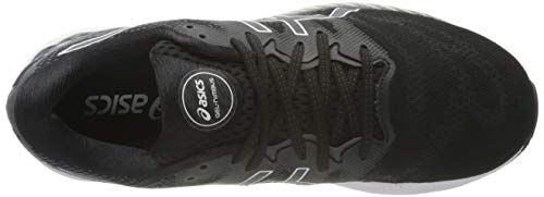 Asics Gel-Nimbus 23, Road Running Shoe Hombre, Black/White, 43.5 EU