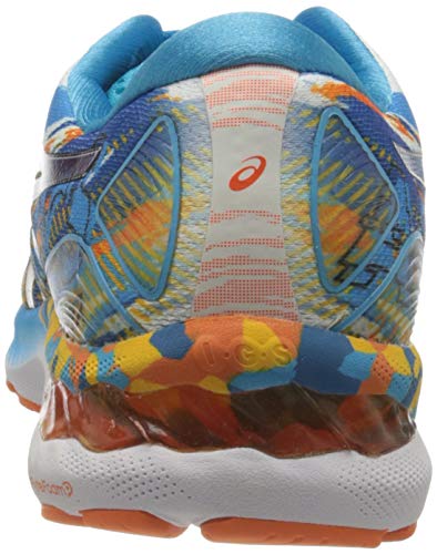 Asics Gel-Nimbus 23, Road Running Shoe Hombre, Digital Aqua/Marigold Orange, 42 EU