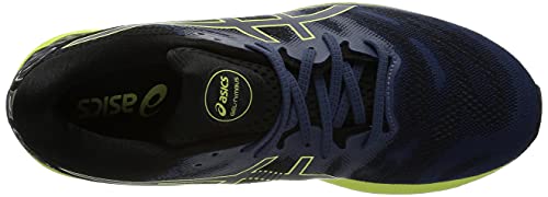 Asics Gel-Nimbus 23, Zapatillas para Correr Hombre, Thunder Blue/Glow Yellow, 44.5 EU