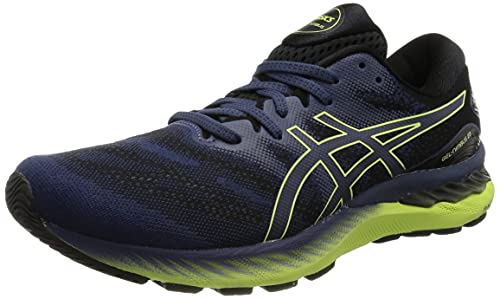 Asics Gel-Nimbus 23, Zapatillas para Correr Hombre, Thunder Blue/Glow Yellow, 44.5 EU