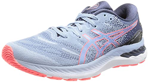 ASICS Gel-Nimbus 23, Zapatillas para Correr Mujer, Mist Blazing Coral, 36 EU