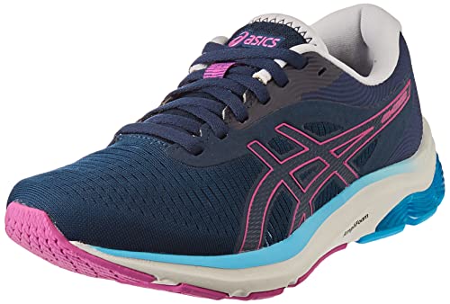 Asics Gel-Pulse 12, Road Running Shoe Mujer, French Blue/Digital Grape, 37.5 EU