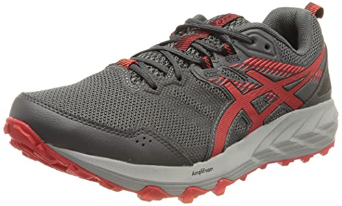 ASICS Gel-Sonoma 6, Zapatillas de Running Hombre, Carrier Grey Electric Red, 47 EU