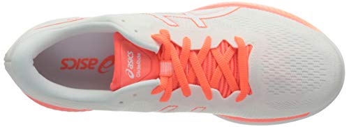 Asics Glideride Tokyo, Road Running Shoe Mujer, White/Sunrise Red, 39 EU