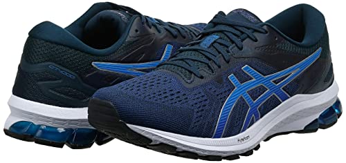 Asics GT-1000 10, Running Shoe Hombre, Monaco Blue/Electric Blue, 41.5 EU