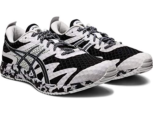 ASICS Men's Gel-Noosa Tri 12 Running Shoes, 9M, Black/White