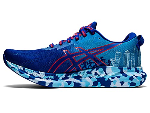 ASICS Men's Noosa Tri 13 Running Shoes, 9.5M, ASICS Blue/RED Alert