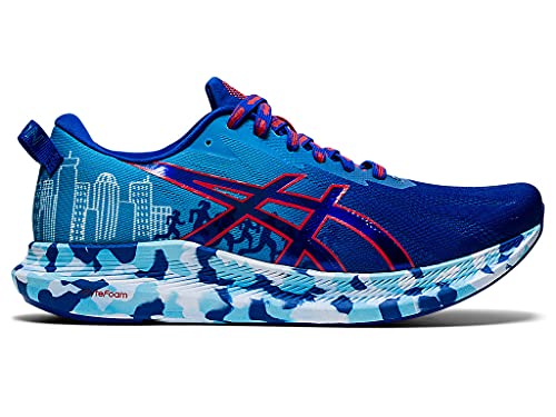 ASICS Men's Noosa Tri 13 Running Shoes, 9.5M, ASICS Blue/RED Alert