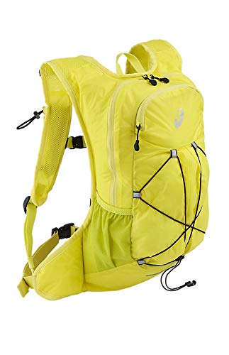 ASICS Mochila ligera para correr., amarillo, talla única, Mochila