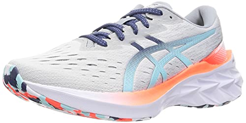 ASICS NOVABLAST 2, Zapatillas de Running Hombre, Glacier Grey Thunder Blue, 43.5 EU