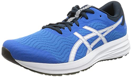 Asics Patriot 12, Zapatillas Hombre, Electric Blue/White, 42 EU