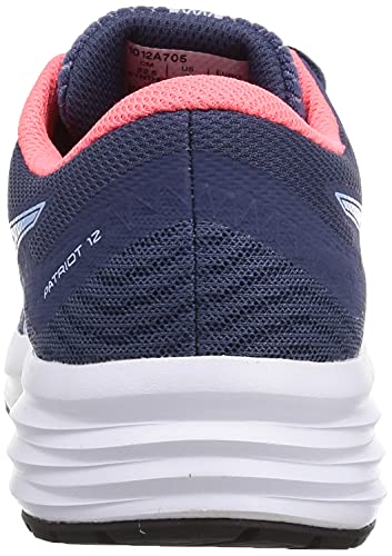 Asics Patriot 12, Zapatillas para Correr Mujer, Thunder Blue/Soft Sky, 39.5 EU