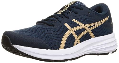 Asics Patriot 12, Zapatos para Correr Mujer, Azul (French Blue/Champagne), 37 EU