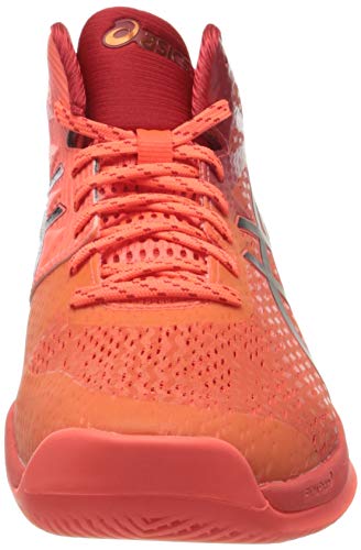 Asics Sky Elite FF MT Tokyo, Indoor Court Shoe Hombre, Sunrise Red/Eclipse Black, 42.5 EU