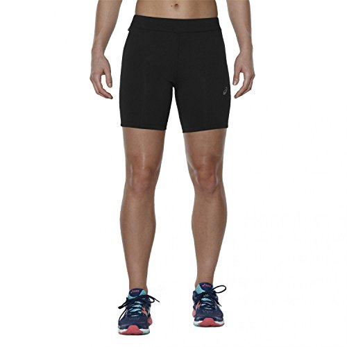 ASICS Sprinter Pantalón Corto, Mujer, Negro, XL