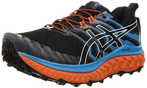 Asics Trabuco MAX, Zapatilla de Trail Running Hombre, Black/Digital Aqua, 44 EU