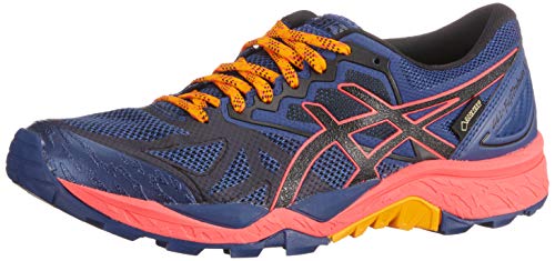 Asics Traillaufschuh Gel-Fujitrabuco 6 G-TX, Zapatillas de Running para Asfalto Mujer, Azul (Blue Print/Black 400), 38 EU