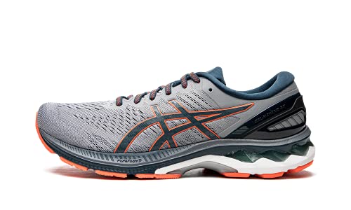 Asics Zapatillas de running Gel-Kayano 27 para hombre, Gris (Chapa Roca/Azul Magnético), 44.5 EU