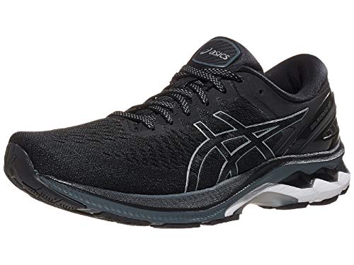 Asics Zapatillas de running Gel-Kayano 27 para hombre, Negro (negro, plateado), 44.5 EU