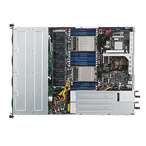 ASUS RS500-E8-RS4 V2 - Servidor para Montaje en Rack (2 sockets 2011-3/Intel C612/DDR4/S-ATA/600/1U, Color Plateado