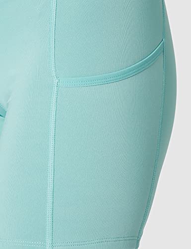 AURIQUE Bal1163 Pantalones Cortos de Ciclismo, Azul Turquesa Claro, 42