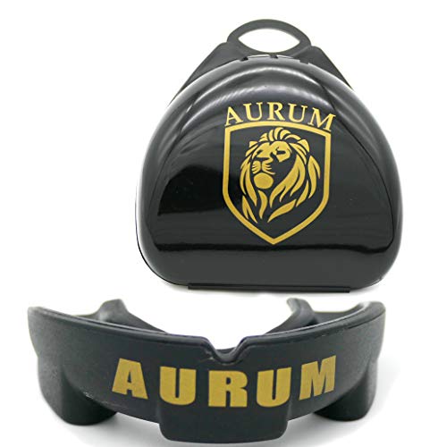 Aurum Dental Insurance - Protector bucal profesional (sin BPA, para deportes de lucha, boxeo, Krav MAGA, baloncesto, Muay Thai, Judo, baloncesto, MMA)