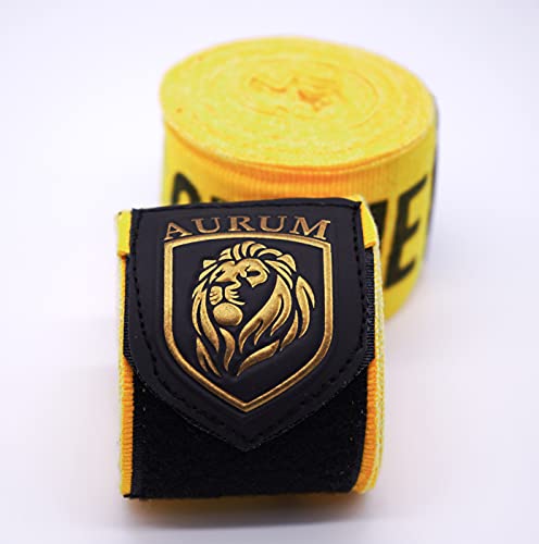 Aurum Killa Wraps - Vendaje de boxeo con presilla para el pulgar (elástico, 2,5 m, 3,5 m, 4,5 m)