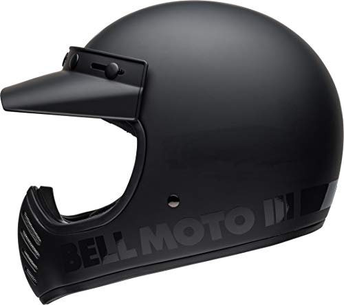 BELL Helmet Moto-3 Blackout Matt/Gloss Black L