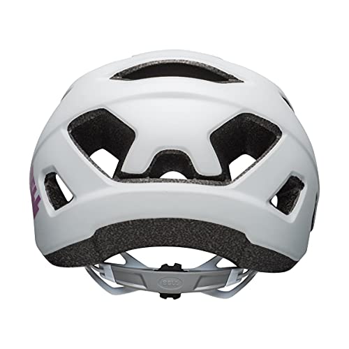 BELL Nomad Junior Casco de Bicicleta, Unisex niños, Blanco Mate y Morado, Talla única