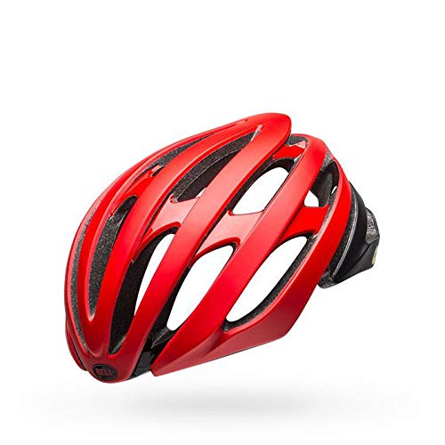 BELL Stratus MIPS - Casco para bicicleta de carretera para adultos, color rojo mate, negro (2020), tamaño pequeño (52-56 cm)