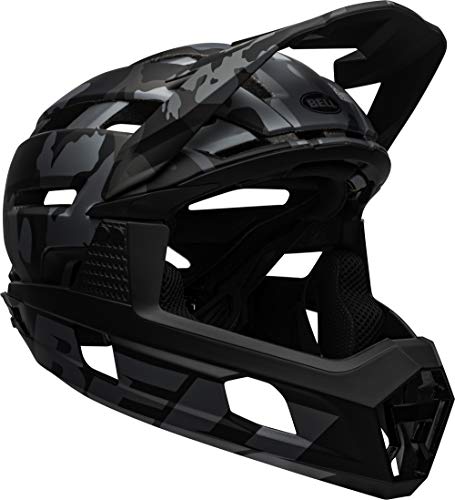 BELL Super Air R MIPS Casco para Bicicleta de montaña, Hombre, Camuflaje Mate y Negro Brillante, S | 52-56cm