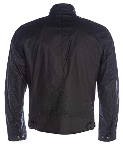 BELSTAFF - Chaqueta Racemaster algodón encerado negro - Negro, 52