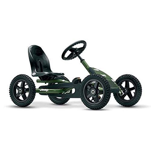 BERG Pedal Gokart Buddy Jeep Junior | Coche de Pedales, Seguro y Estabilidad, Juguete para niños Adecuado para niños de 3 a 8 años