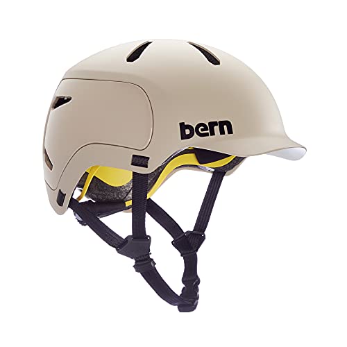 Bern Watts 2.0 Casco de Ciclismo, Unisex, Arena Mate, M