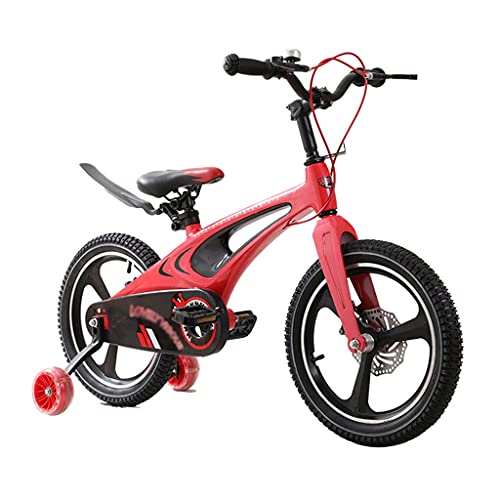 Bicicleta para niños 12 14 16 Bicicleta para Niños de 18 Pulgadas con Ruedas de Entrenamiento y Asiento Ajustable Bicicleta para Niños Pequeños para Edades de 2 Años en Adelante Niños Niñas