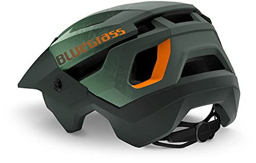 Bluegrass Casco Rogue Verde/Naranja Mate S(52-56), Adultos Unisex, Multicolor (Multicolor)