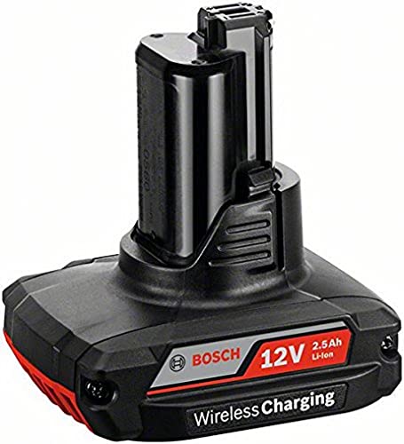 Bosch Professional GBA 12 V 2.5Ah - Batería de litio por inducción (1 batería x 2.5 Ah, 12V)