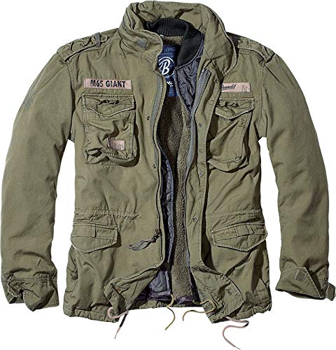 Brandit M-65 Giant Chaqueta, Verde (Oliva 1), M Unisex Adulto