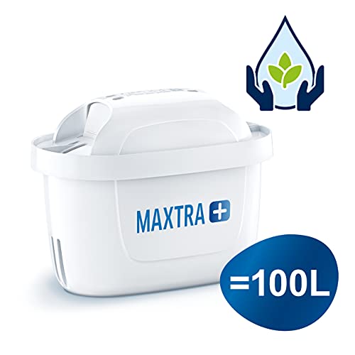 BRITA MAXTRA+ – Pack 6 filtros para el agua, Cartuchos filtrantes compatibles con jarras BRITA que reducen la cal y el cloro