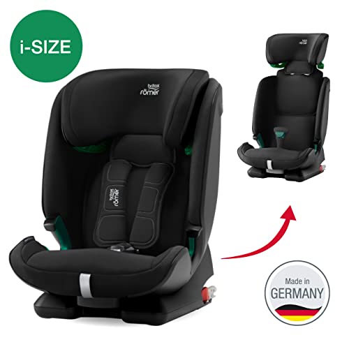 Britax Römer Silla Coche Advansafix M I-Size Evolutiva con Anclaje Isofix, Niño de 76 a 150 cm, Grupo 1/2/3 de 15 Meses a 12 Años, Cosmos Black