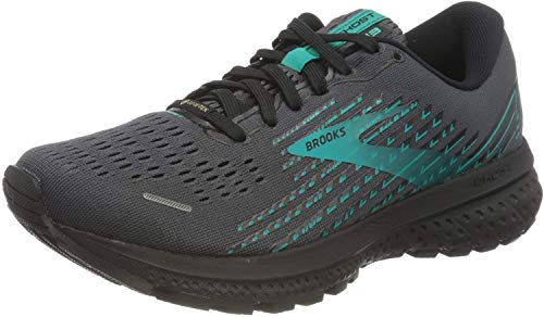 Brooks Ghost 13 GTX, Zapatillas para Correr Mujer, Black/Black/Peacock, 38 EU