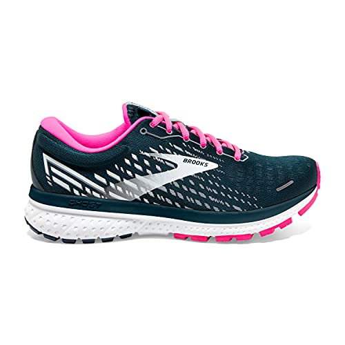 Brooks Ghost 13, Zapatillas para Correr Mujer, Reflective Pond/Pink/Ice, 36.5 EU